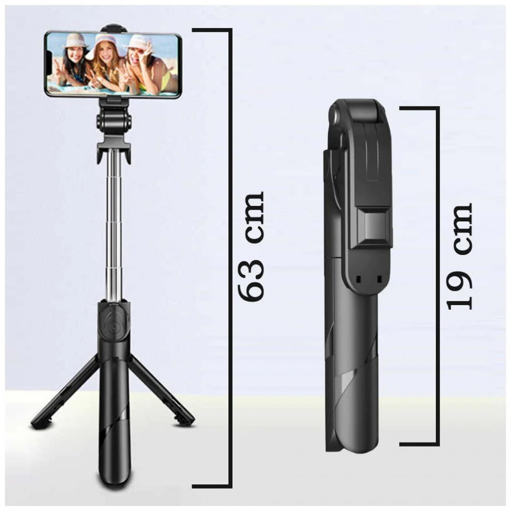 Безжичен блутут селфи стик, Трипод, Монопод, и Bluetooth дистанционно - Image 11