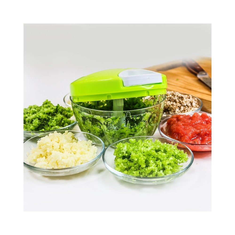 Nicer Dicer Plus Speedy Chopper - Ръчен чопър за плодове и зеленчуци