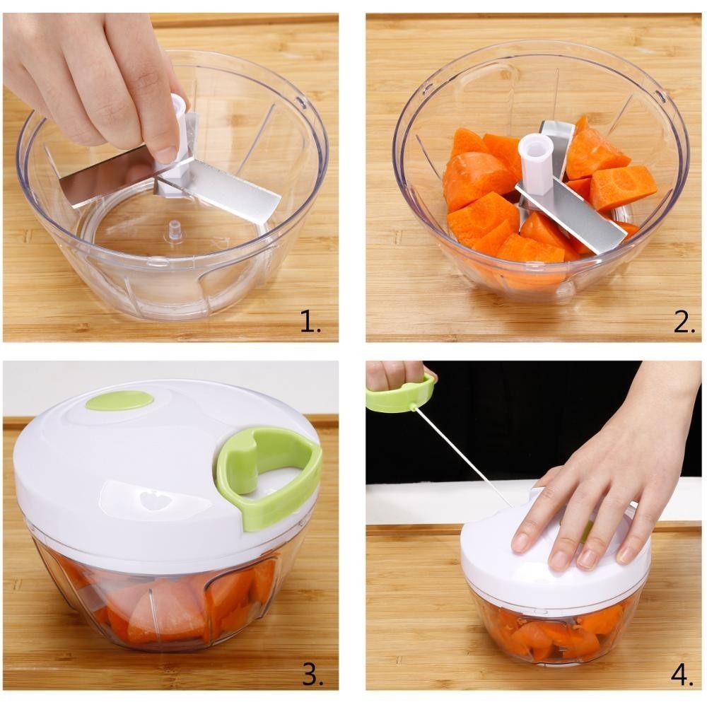 Nicer Dicer Plus Speedy Chopper - Ръчен чопър за плодове и зеленчуци - Image 3