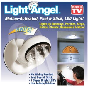 LED лампа Light Angel, с датчик за движение Бяла светлина диоди