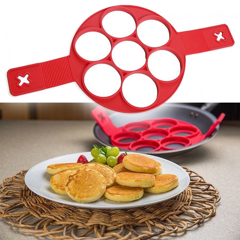 Удобна и практична силиконова форма за приготвяне на яйца и палачинки - Image 2