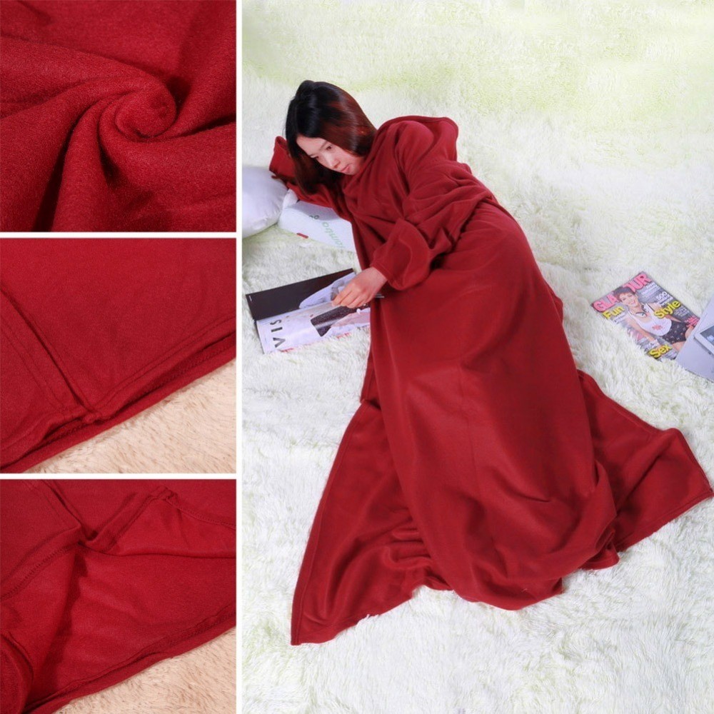 Одеяло от микроплюш с ръкави SNUGGIE - Image 7