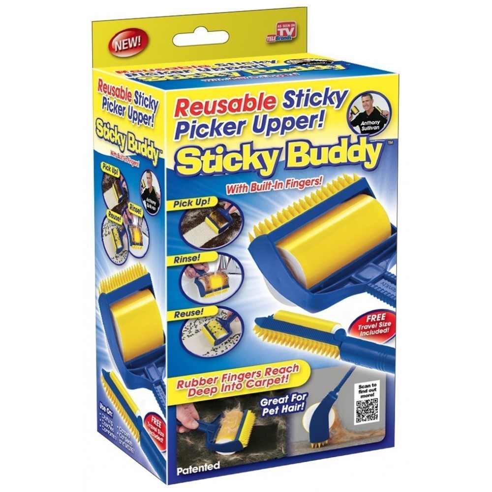 Комплект ролки за обиране на косми Sticky Buddy 2 в 1 - Image 6