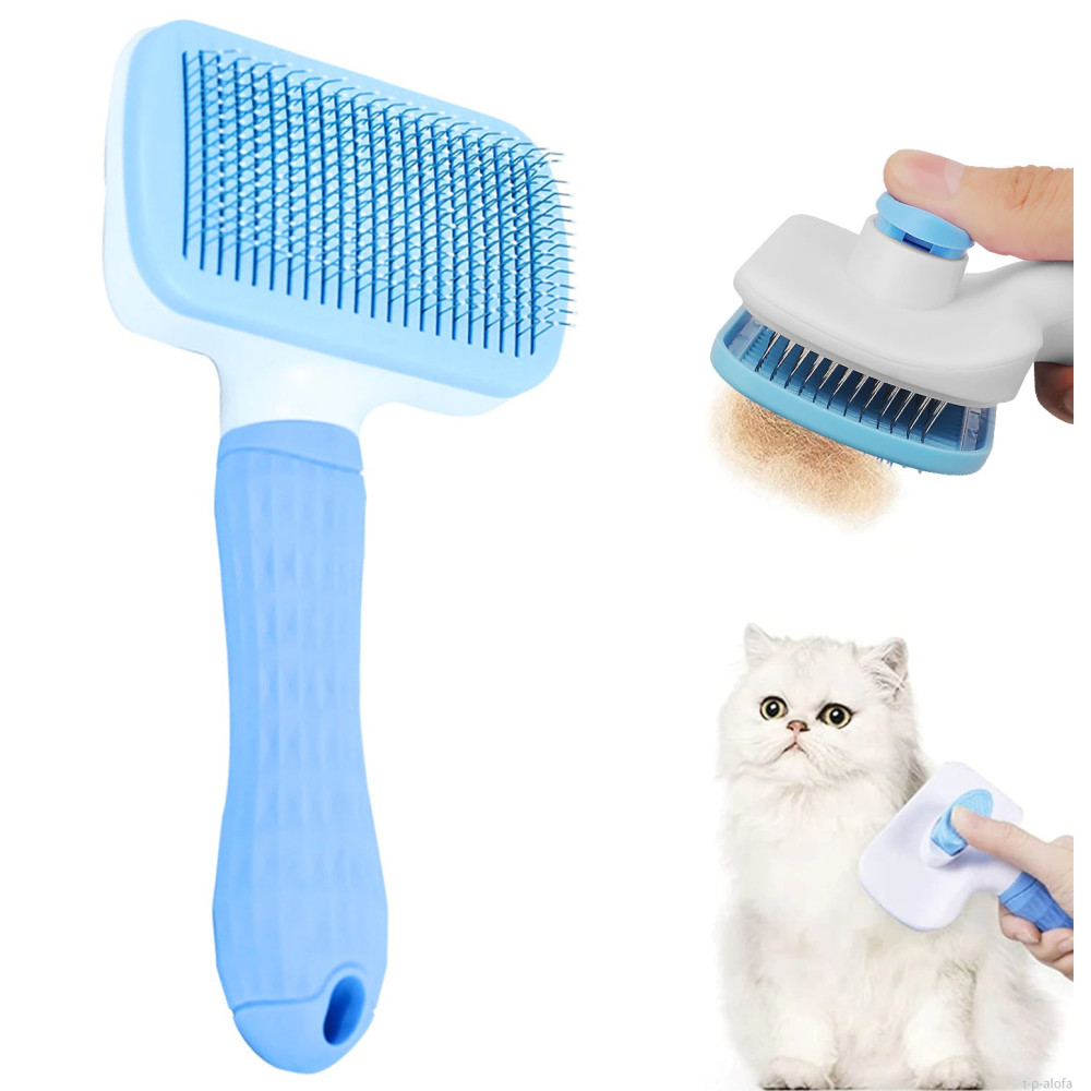 Самопочистваща се четка за козина за котки и кучета - Image 12