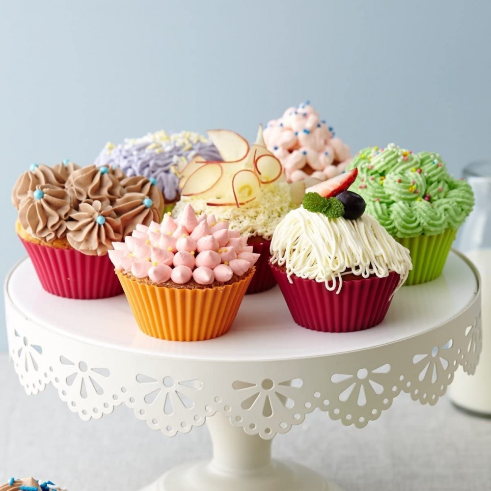 Силиконови форми за мъфини с диаметър 7 см. - Image 3