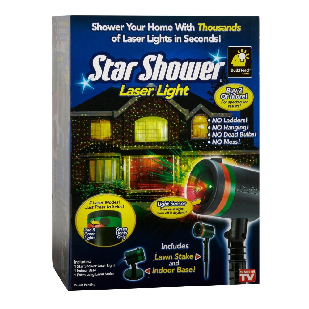 Лазерен прожектор за фасада, Star Shower - Image 7