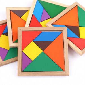 Пъзел Tangram, 14.5x14.5x1.4 см, 7 части