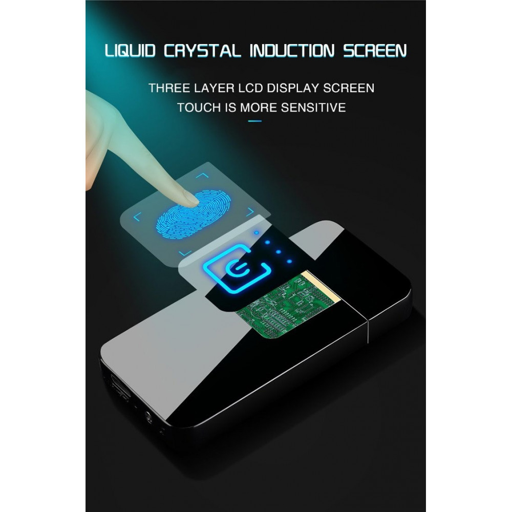 USB запалка с тъч скрийн, без пламък - Image 3