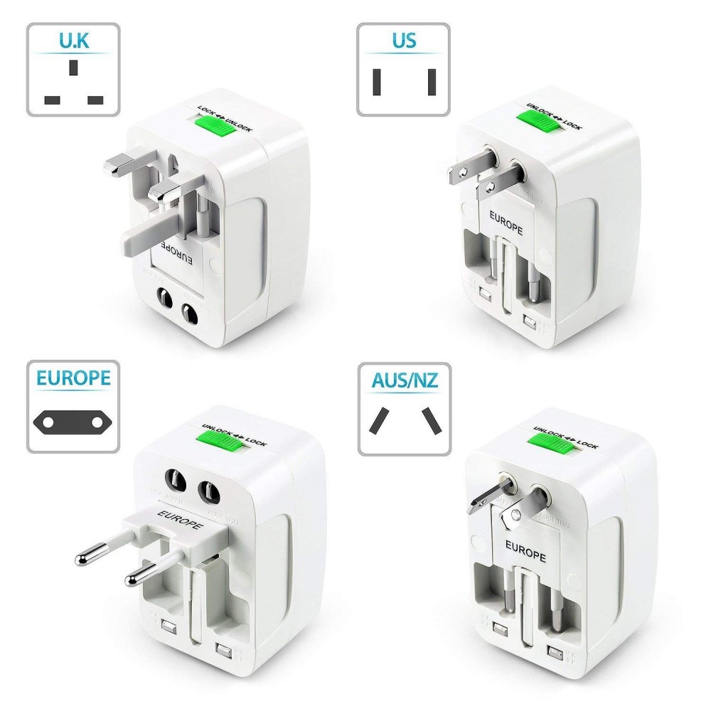Универсален адаптер-преходник с 2 USB зарядни - Image 5
