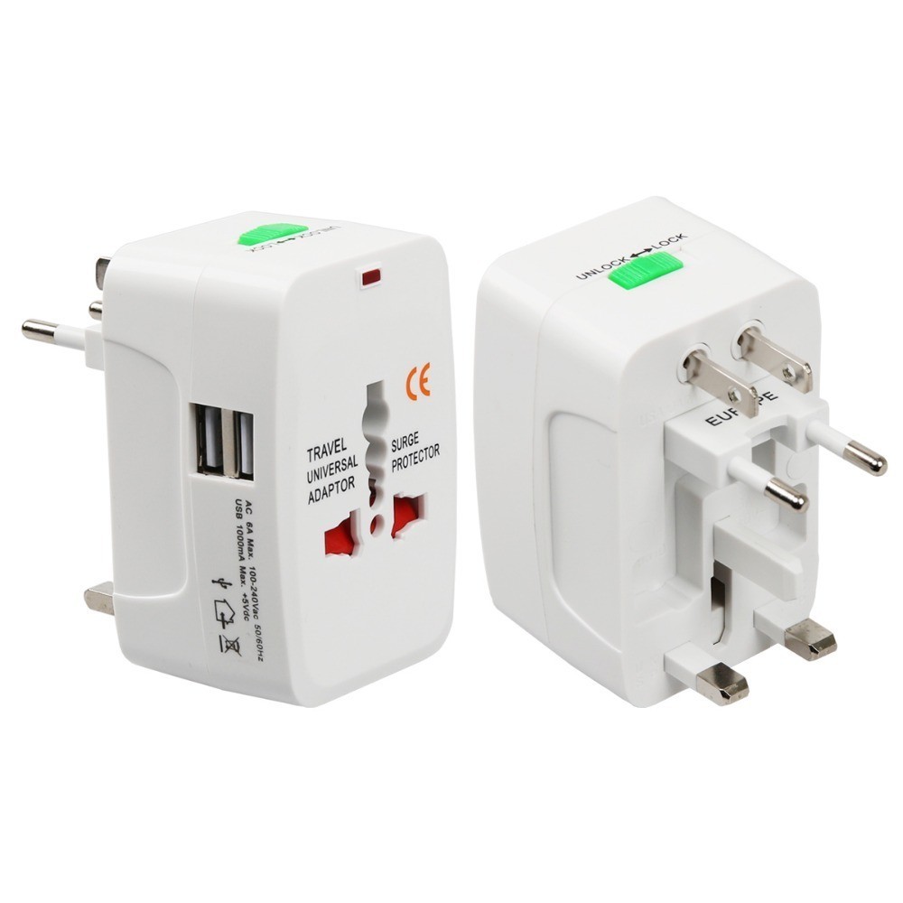 Универсален адаптер-преходник с 2 USB зарядни - Image 6