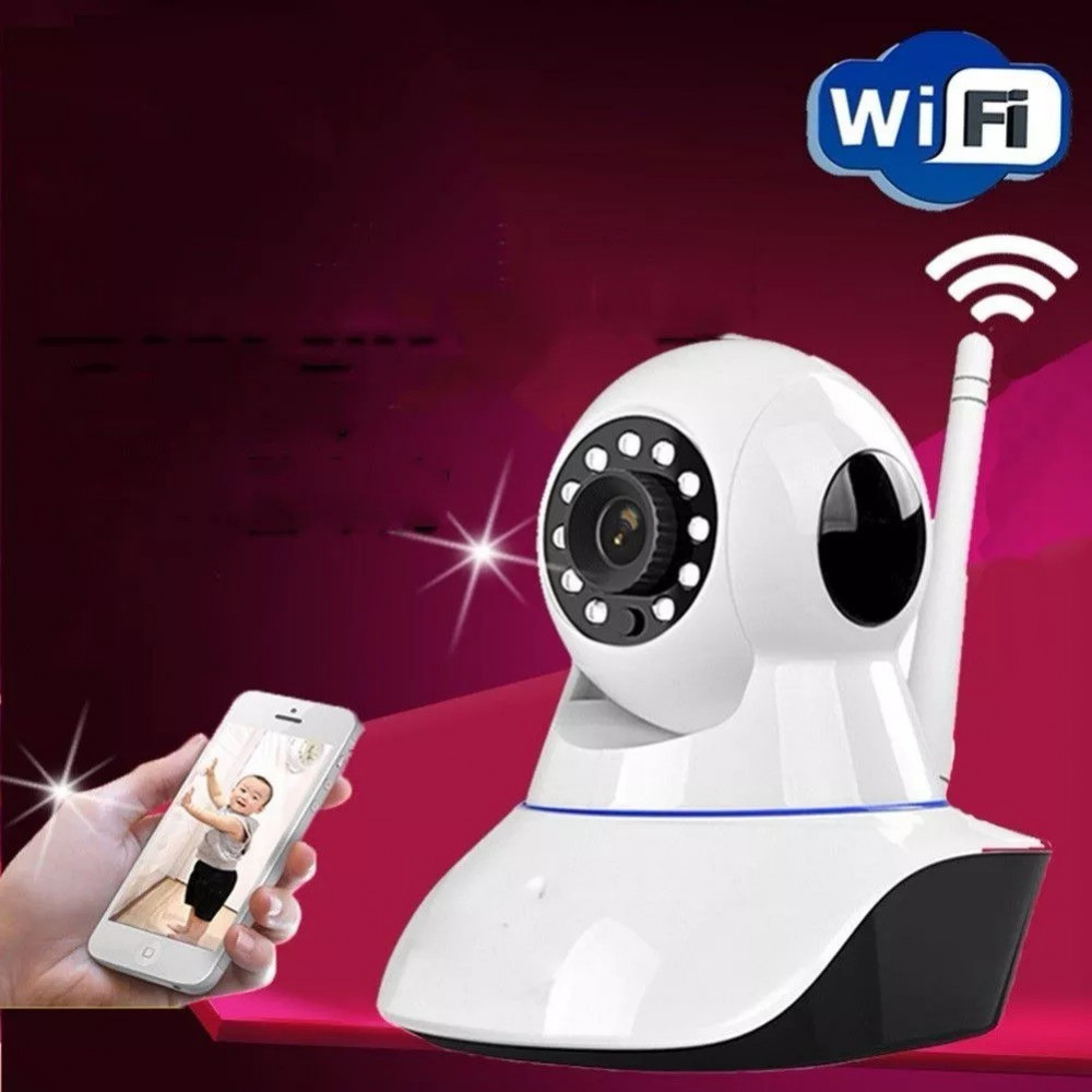 IP камера WiFi за видеонаблюдение и управление от телефон, въртяща се 360, Двупосочен Интерком - Image 10