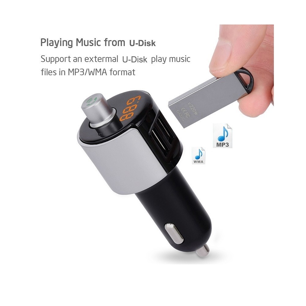 Bluetooth FM Трансмитер с Handsfree, MP3 и Charging функция - Image 2