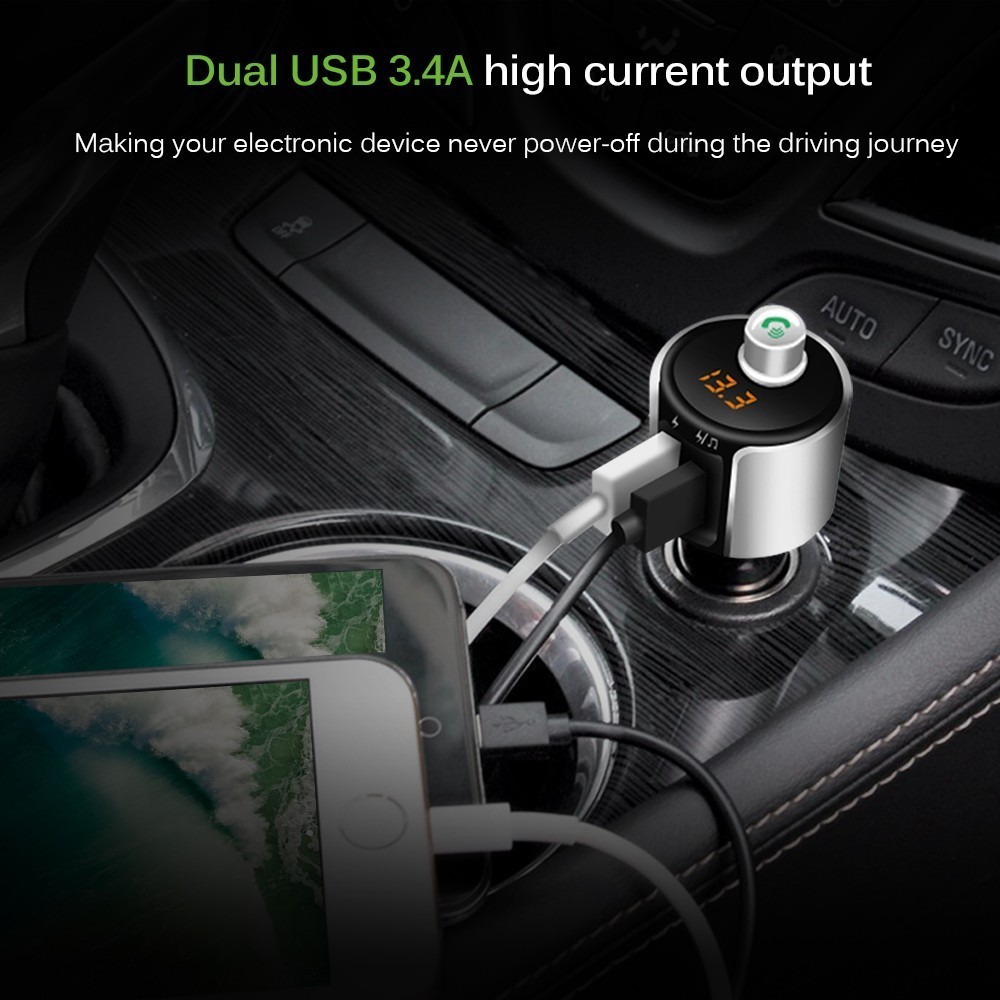 Bluetooth FM Трансмитер с Handsfree, MP3 и Charging функция - Image 6