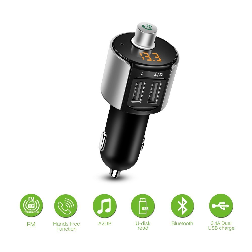 Bluetooth FM Трансмитер с Handsfree, MP3 и Charging функция - Image 9
