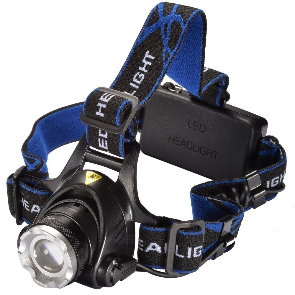 Фенер за глава челник с регулируем фокус Led Cree XM-L T6 - Image 2