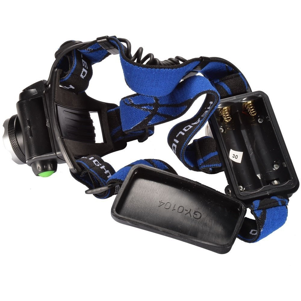 Фенер за глава челник с регулируем фокус Led Cree XM-L T6 - Image 3