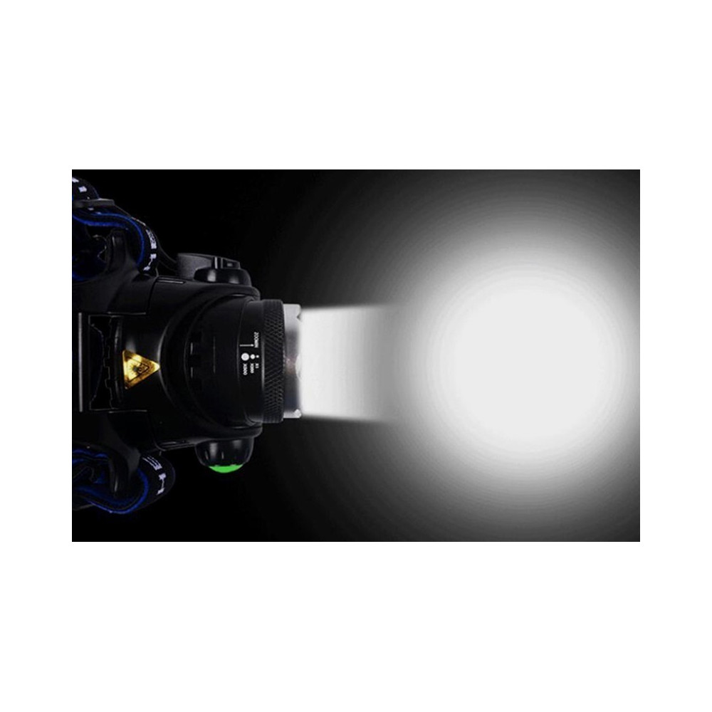 Фенер за глава челник с регулируем фокус Led Cree XM-L T6 - Image 7