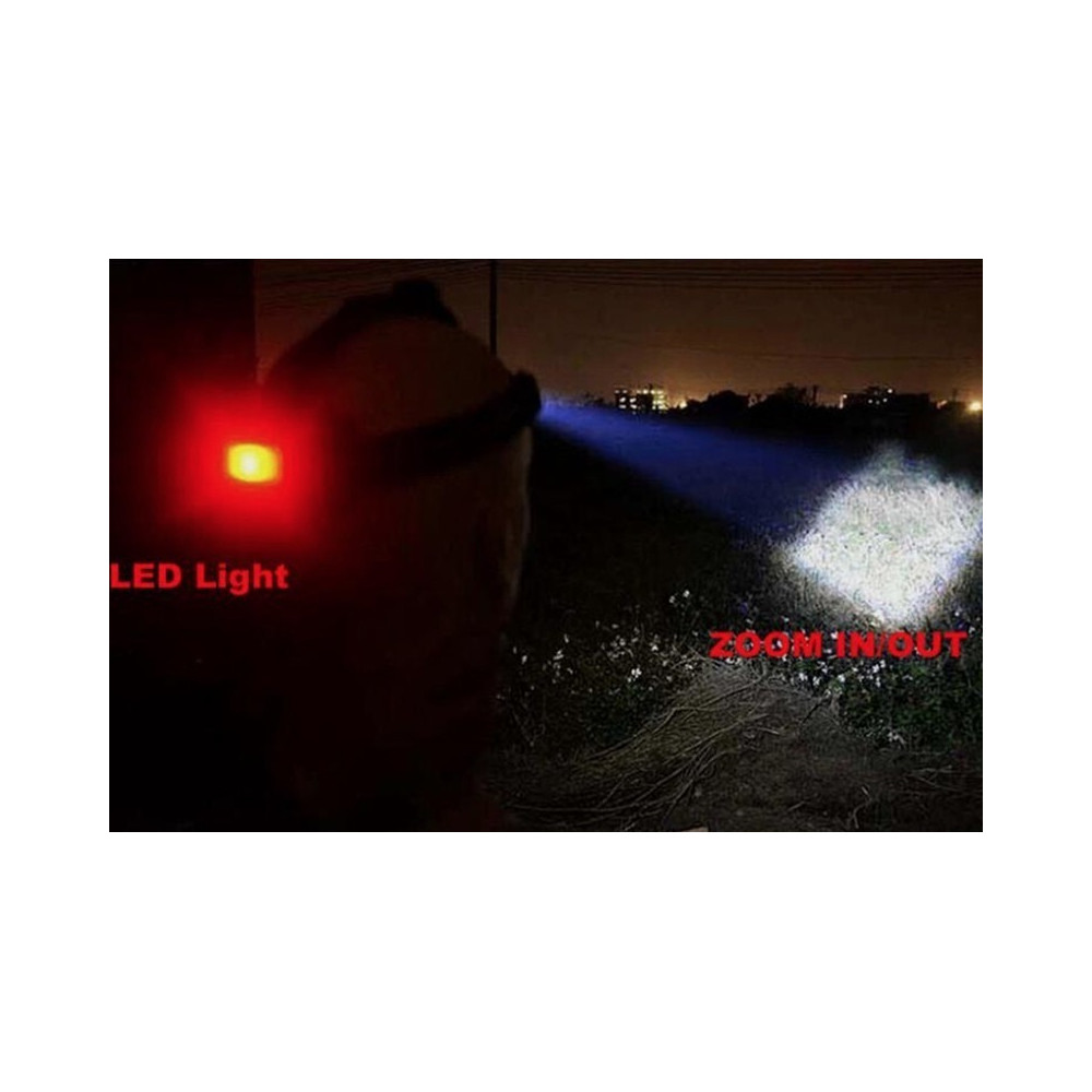 Фенер за глава челник с регулируем фокус Led Cree XM-L T6 - Image 8