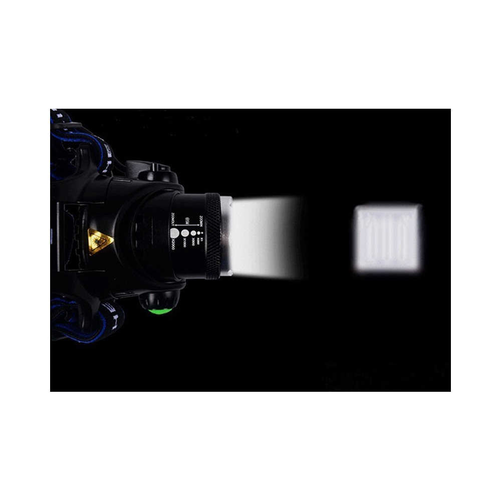 Фенер за глава челник с регулируем фокус Led Cree XM-L T6 - Image 9