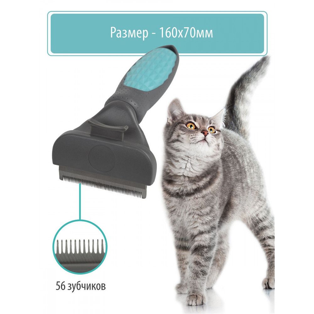 Четка Furminator за Къса и Дълга козина на кучета и котки - Image 7