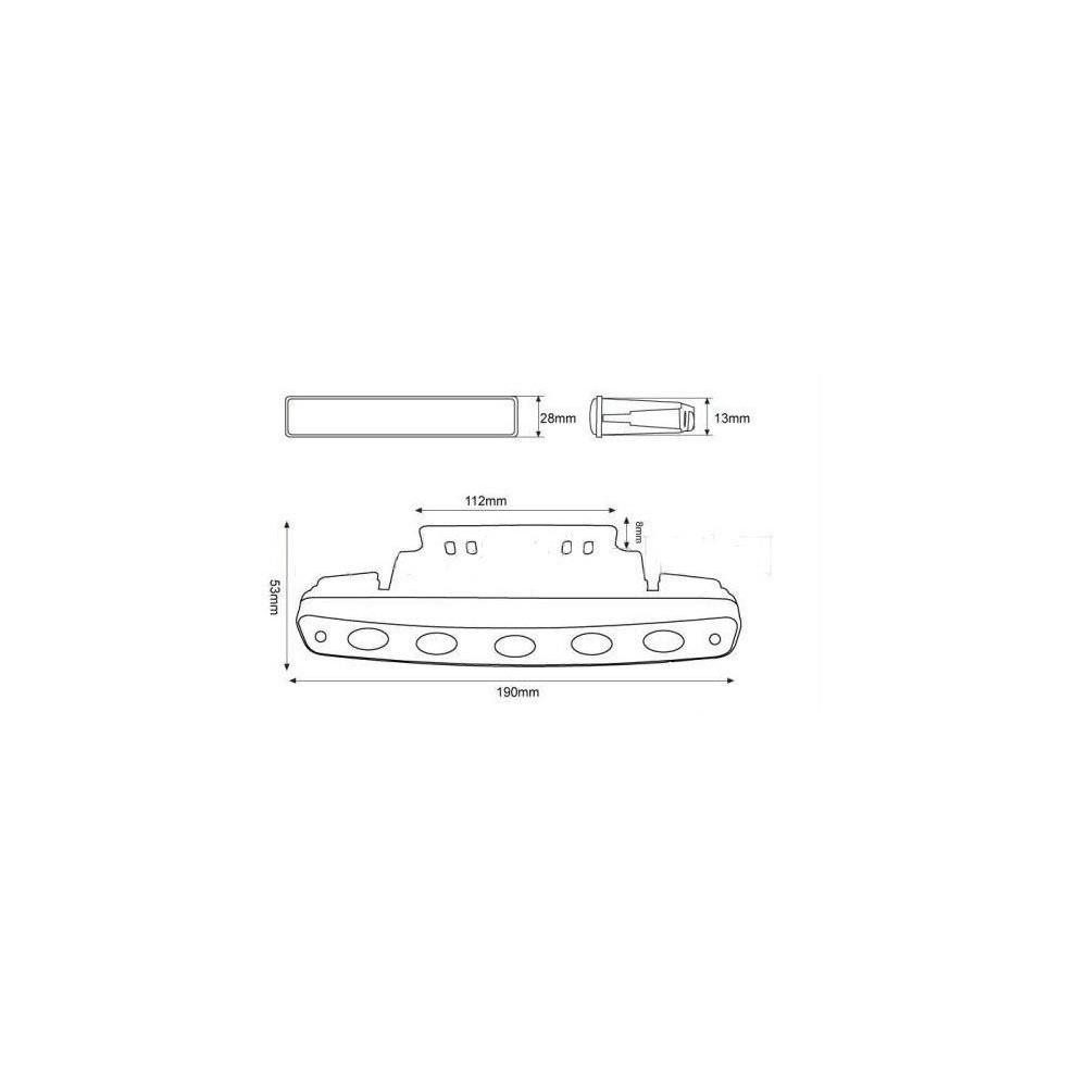 Дневни светлини DRL 2x5 Power LED - Image 8
