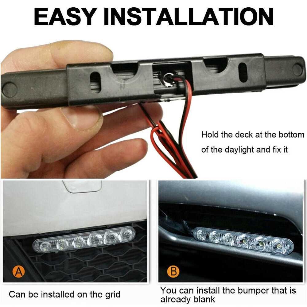 Дневни светлини за автомобили DRL LED Daytime Running Light - Image 4