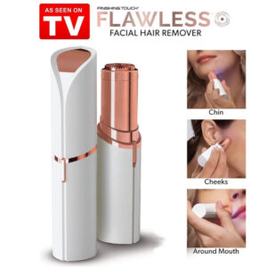 Елегантен и компактен тример за лице и тяло Flawless с форма на червило