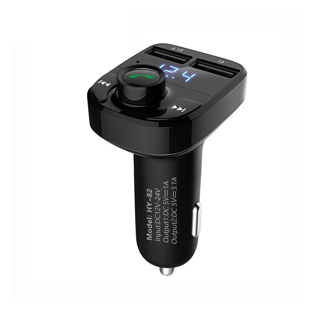 FM Трансмитер Bluetooth, USB, FM аудио предавател, MP3 плейър, Handsfree - Image 2