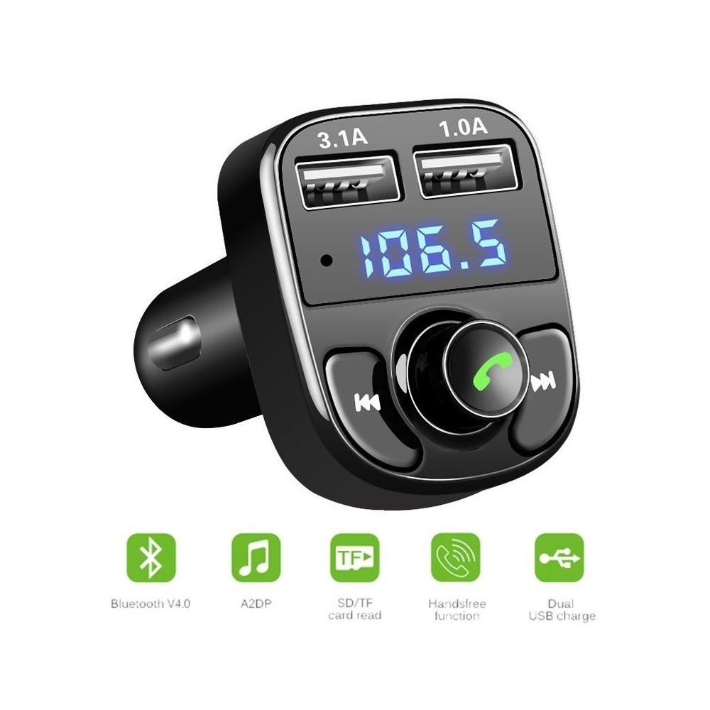 FM Трансмитер Bluetooth, USB, FM аудио предавател, MP3 плейър, Handsfree - Image 9