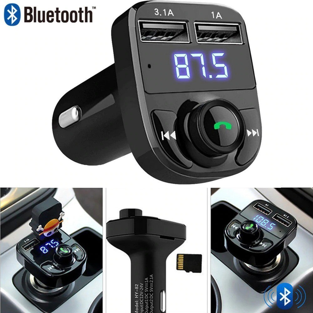 FM Трансмитер Bluetooth, USB, FM аудио предавател, MP3 плейър, Handsfree