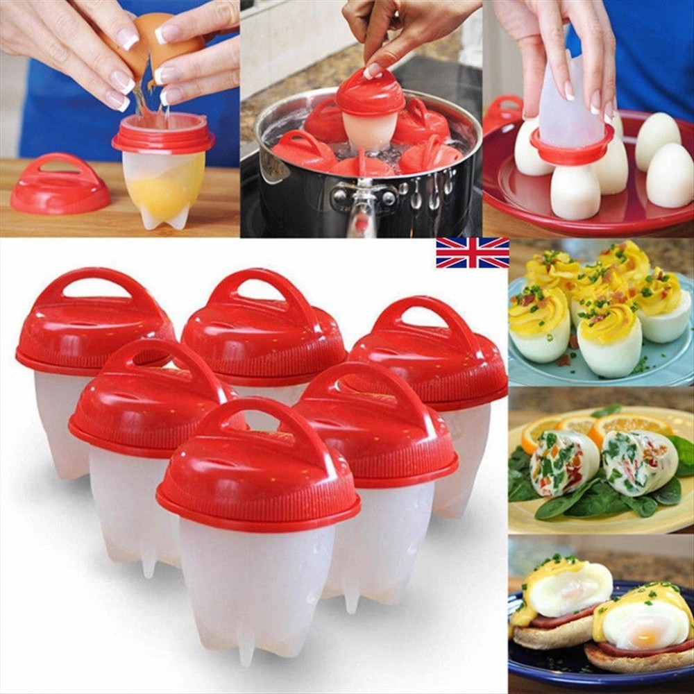 EGGIES форми за варене на яйца без черупки