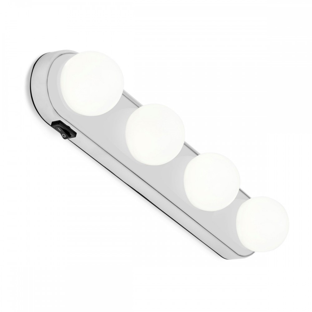 Led Лампи за огледало Studio glow, Четири Крушки, с Батерии - Image 6