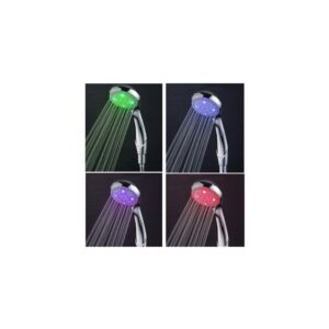 Светеща LED душ слушалка в 4 цвята