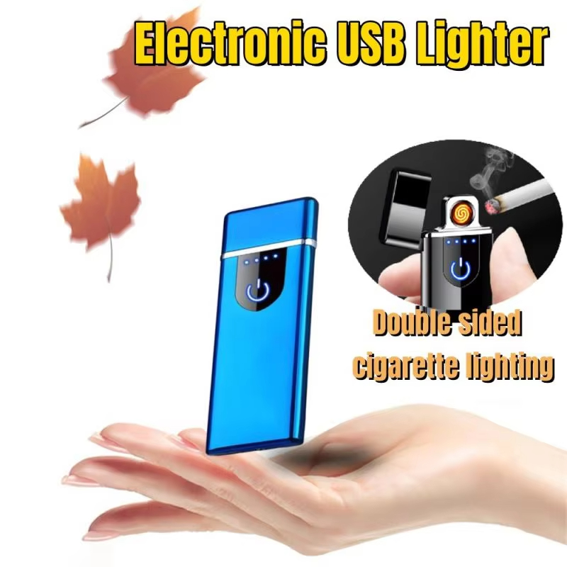 Метална електрическа USB ветроустойчива дъгова запалка - Image 3