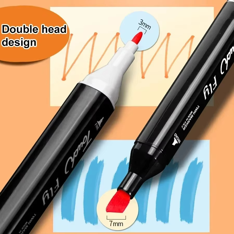 Комплект от 80 броя цветни маркери двустранни - Image 3