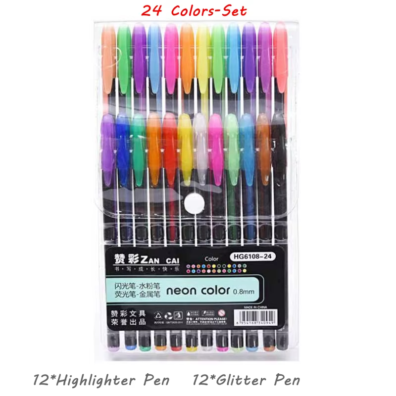 Комплект от 24 блестящи гел химикалки Art Marker