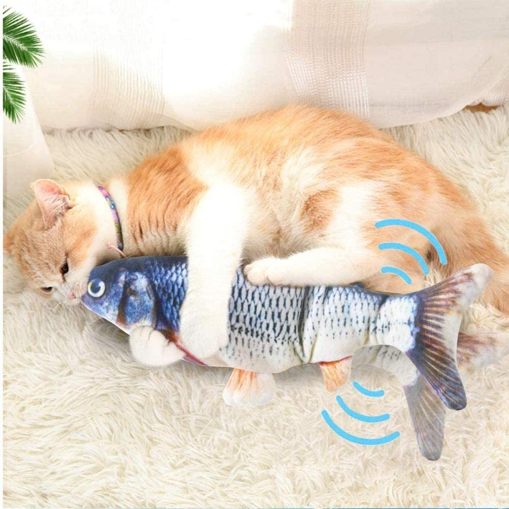 Мърдаща се играчка рибка за котки с USB батерия - Image 8