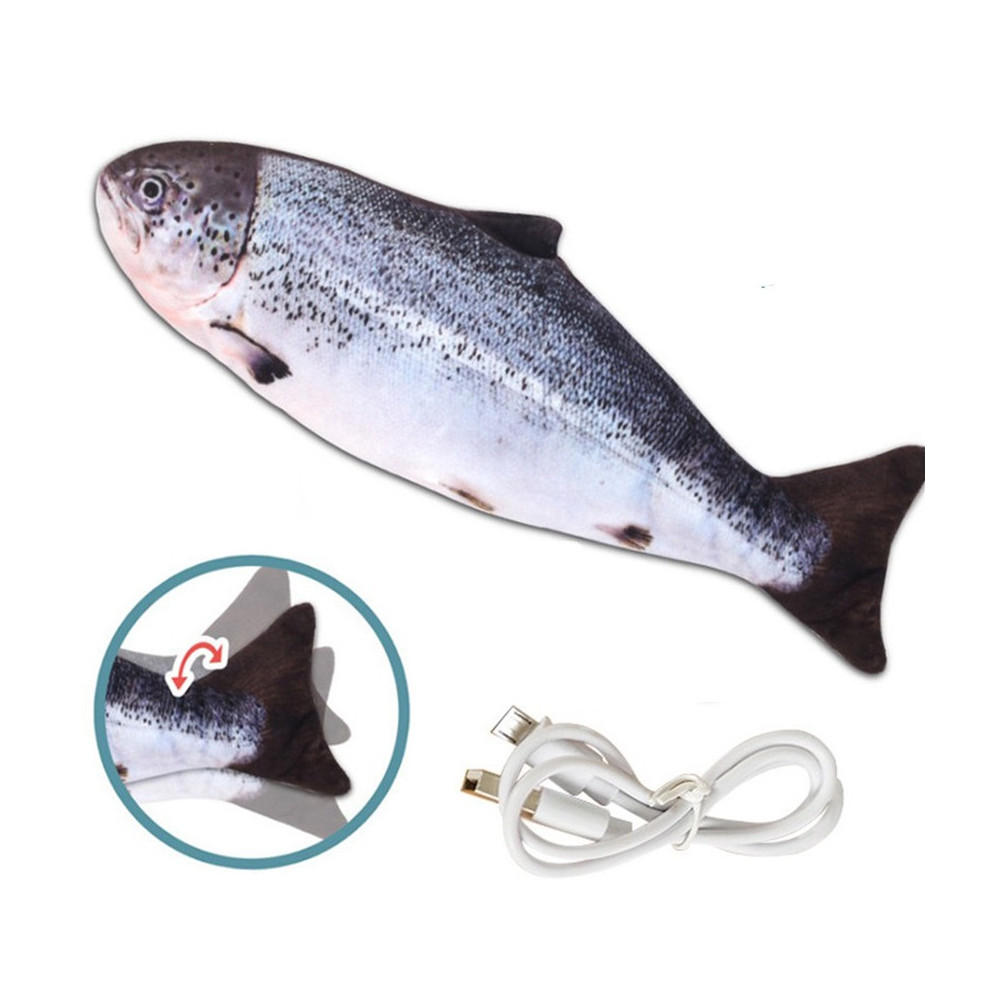 Мърдаща се играчка рибка за котки с USB батерия - Image 6