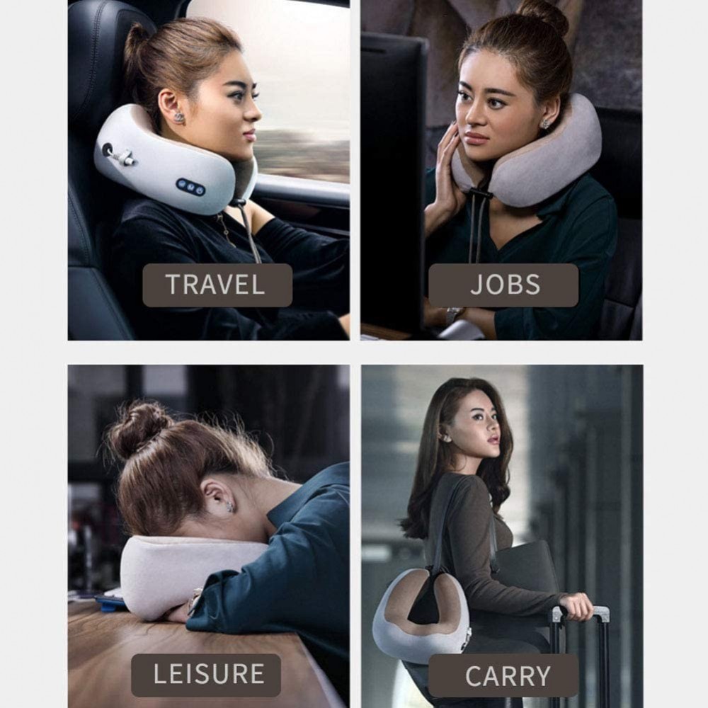 Масажираща възглавница за пътуване и почивка U-pillow - Image 8