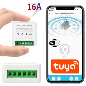 Смарт WiFi превключвател с 16A реле, смарт модул за осветление - двуканален