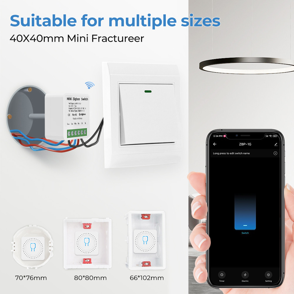 Смарт WiFi превключвател с 16A реле, смарт модул за осветление - двуканален - Image 7