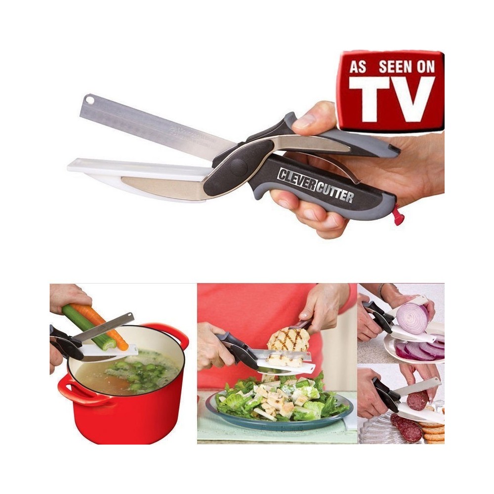 Ножица за рязане на месо и зеленчуци Clever Cutter Инокс