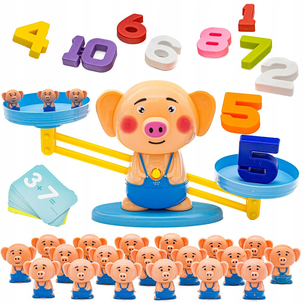 Игра за смятане, игра с цифри, детска везната - Image 11