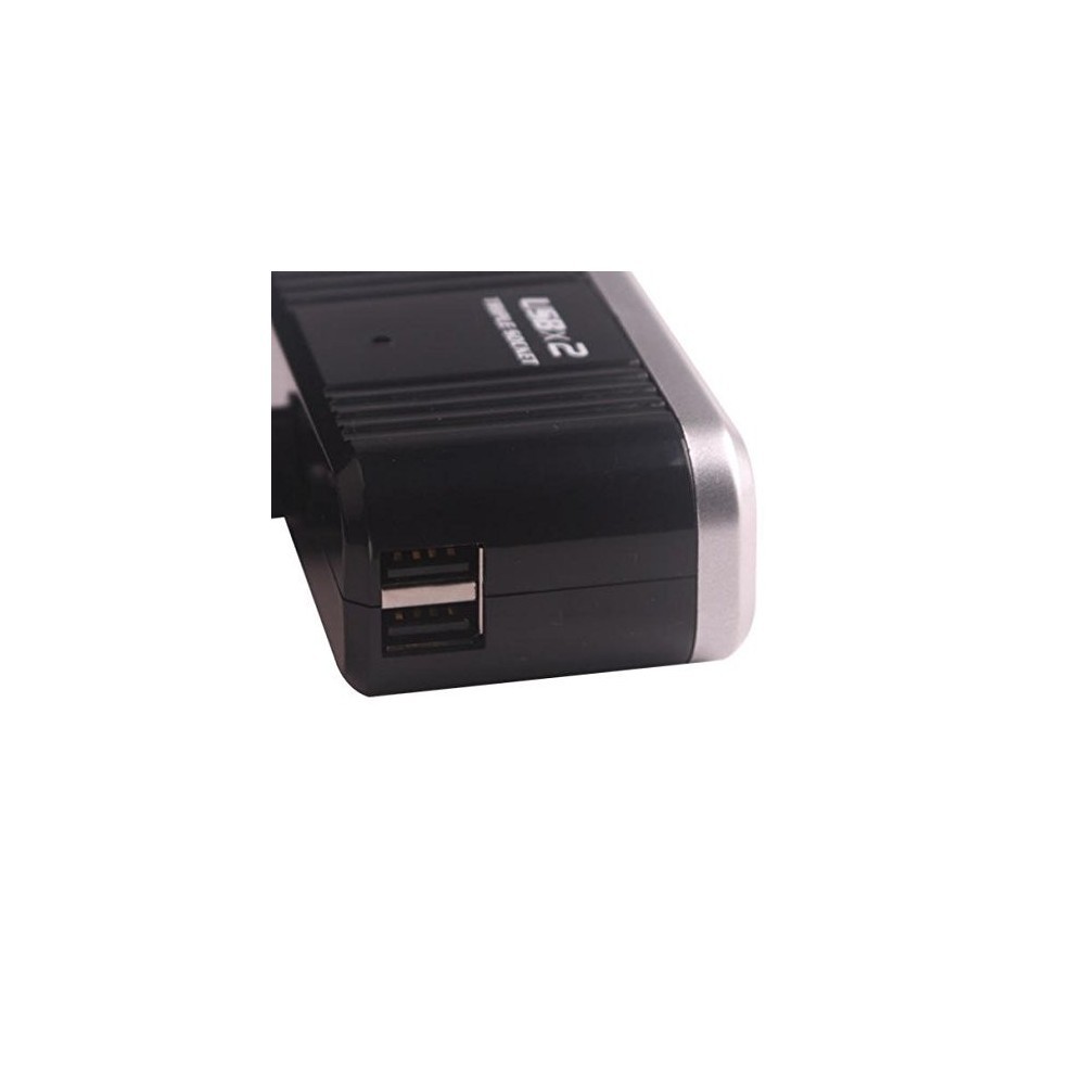 Разклонител за запалка на автомобил с 3 гнезда и USB изходи, 5V - Image 6
