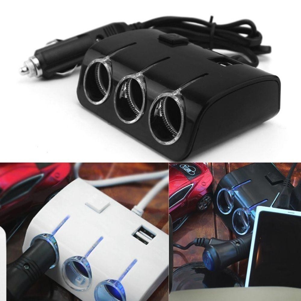 Разклонител за запалка в автомобил с 3 куплунга и 2 бр. USB - Image 7