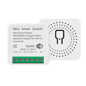 Безжичен Смарт Превключвател 16А Tuya Smart Съвместим с Alexa и Google Assistant