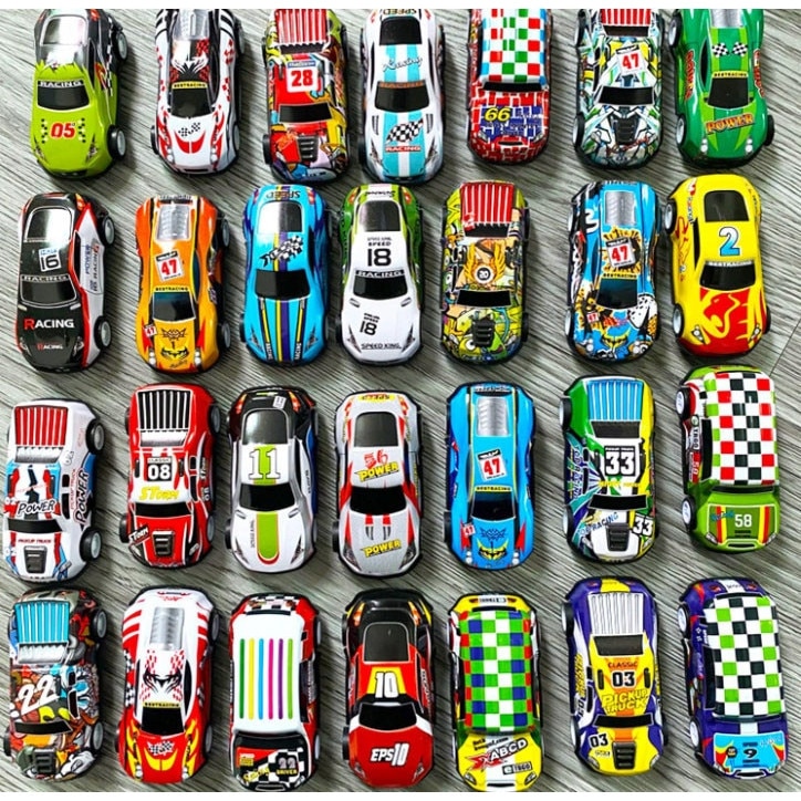 Детски Комплект Колички Die Cast 50 бр. Разнообразни Модели в Кутия - Image 2