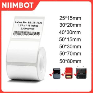 Самозалепващи термо етикети Niimbot 50x30 мм за цени и стоки 230 бр