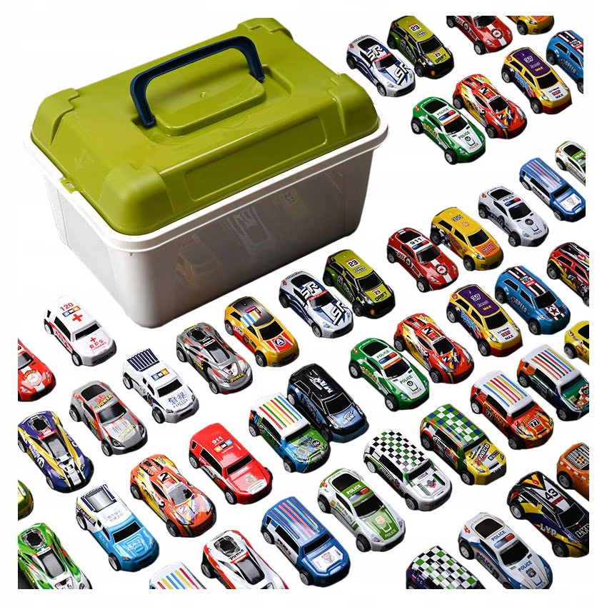 Детски Комплект Колички Die Cast 50 бр. Разнообразни Модели в Кутия