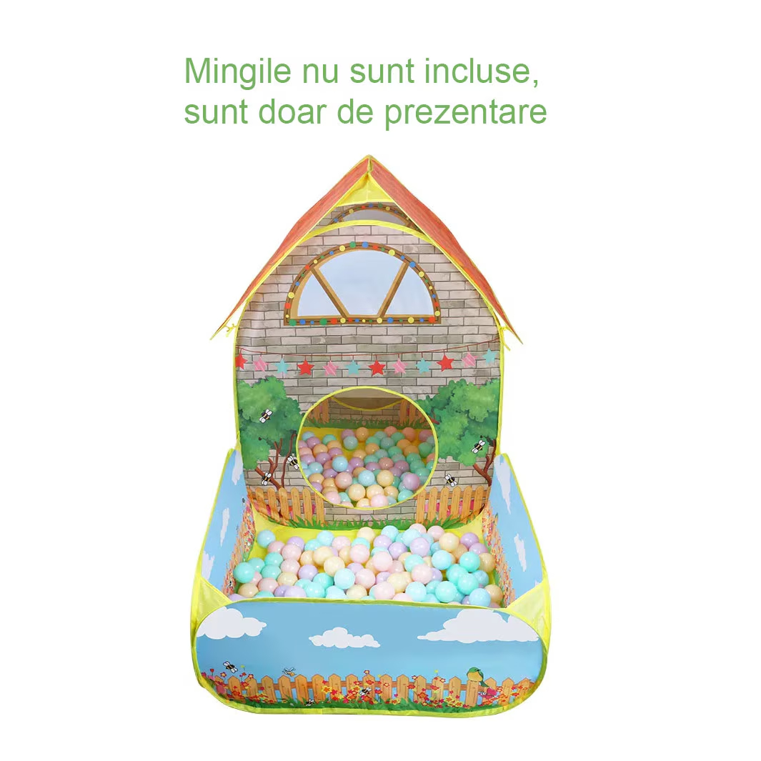 Саморазгъваща се Pop up палатка къщичка с прикрепен басейн - Image 7